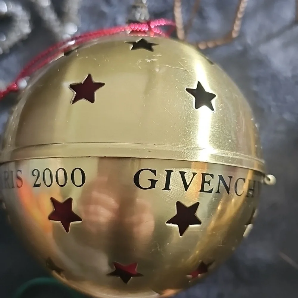 Lot of CHRISTMAS ornaments GIVENCHY Restoration HARDWARE Etc.